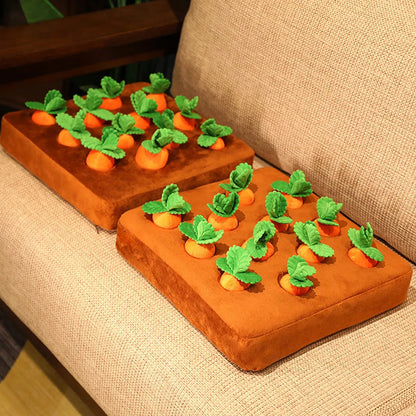 Calming Carrot Farm Dog Toy | Interactive Snuffle & Dig Toy | Mental Stimulation | Reduces Boredom & Destructive Behaviour