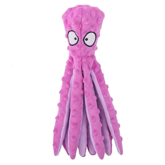 Octopus Plush Squeaky Dog Toy | Interactive & Durable | Safe for All Breeds | Reduces Boredom & Anxiety