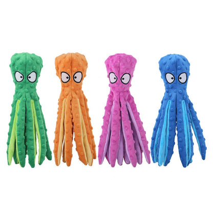Octopus Plush Squeaky Dog Toy | Interactive & Durable | Safe for All Breeds | Reduces Boredom & Anxiety