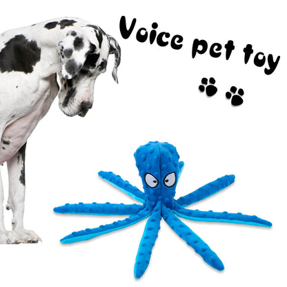 Octopus Plush Squeaky Dog Toy | Interactive & Durable | Safe for All Breeds | Reduces Boredom & Anxiety