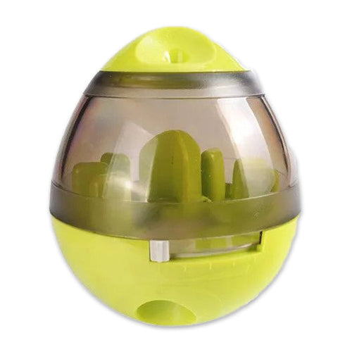 Dog Treat Dispenser Ball | Tumbler Puzzle Feeder, Adjustable Opening