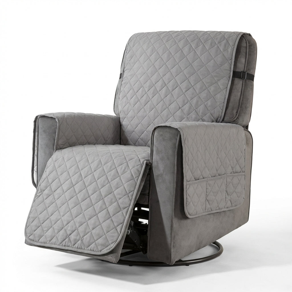 Quilted Armchair Cover | Washable Polyester | S / M
