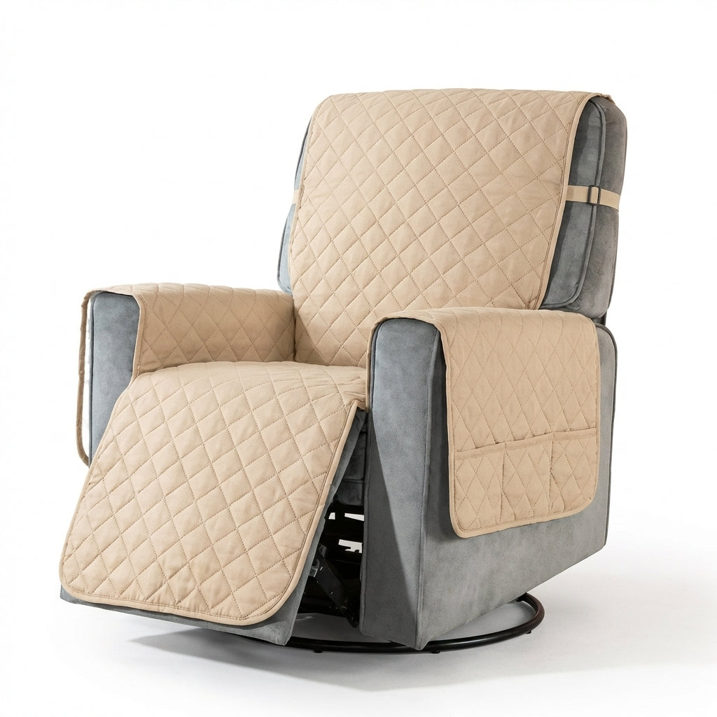 Quilted Armchair Cover | Washable Polyester | S / M