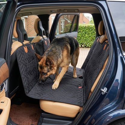 Quilted Car Seat Extender for Dogs | Waterproof | Hard Bottom & Side Panels