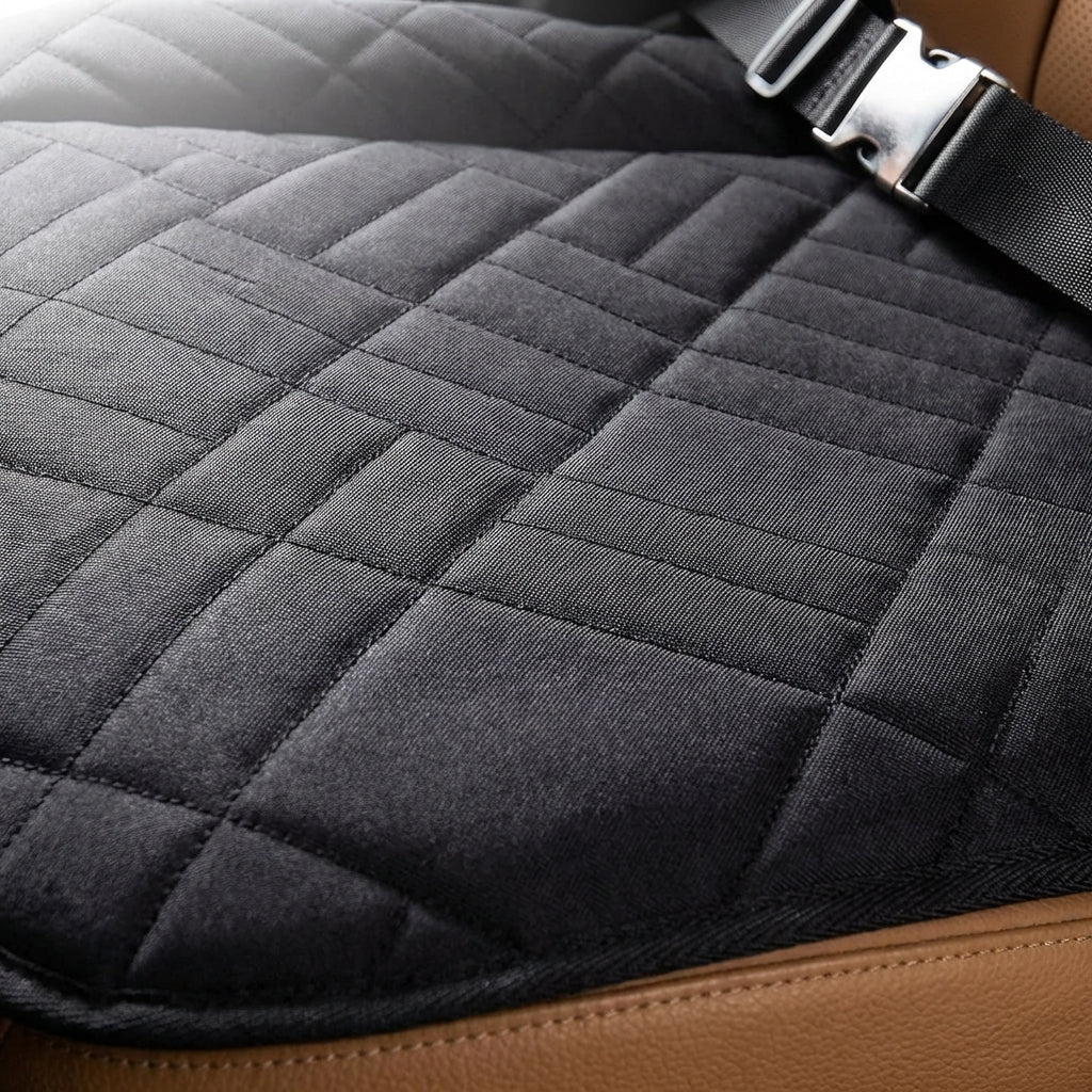 Quilted Car Seat Extender for Dogs | Waterproof | Hard Bottom & Side Panels