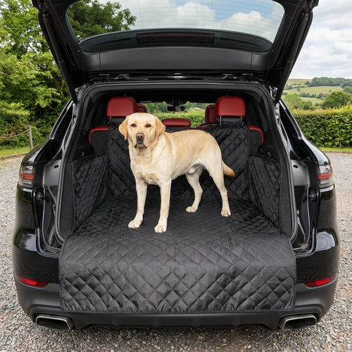 Quilted Dog Boot Liner | Waterproof & Non-Slip | SUV Boot Cover