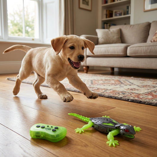 Remote-Controlled Gecko Dog Toy | Wall-Climbing | USB Rechargeable
