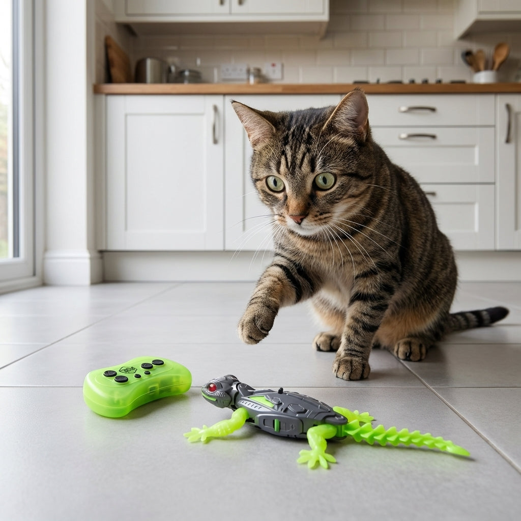 Remote-Controlled Gecko Dog Toy | Wall-Climbing | USB Rechargeable