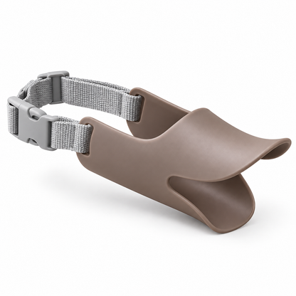 Duckbill Dog Muzzle | Soft Silicone, Adjustable Strap, 5 Colors