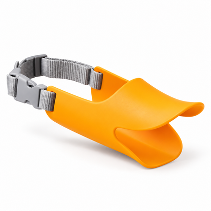 Duckbill Dog Muzzle | Soft Silicone, Adjustable Strap, 5 Colors