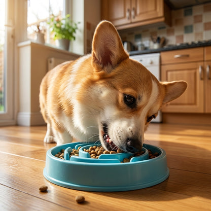 Slow Feeder Dog Bowl | Maze Pattern | BPA-Free Food-Grade Plastic