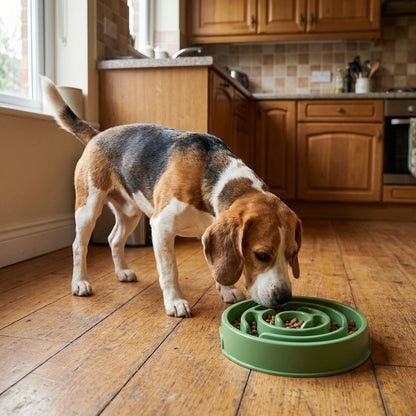 Slow Feeder Dog Bowl | Maze Pattern | BPA-Free Food-Grade Plastic