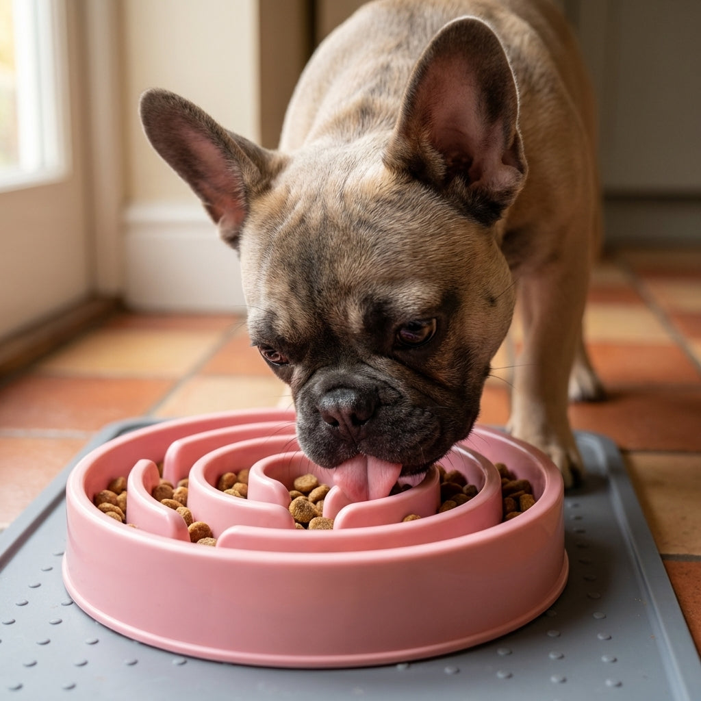 Slow Feeder Dog Bowl | Maze Pattern | BPA-Free Food-Grade Plastic