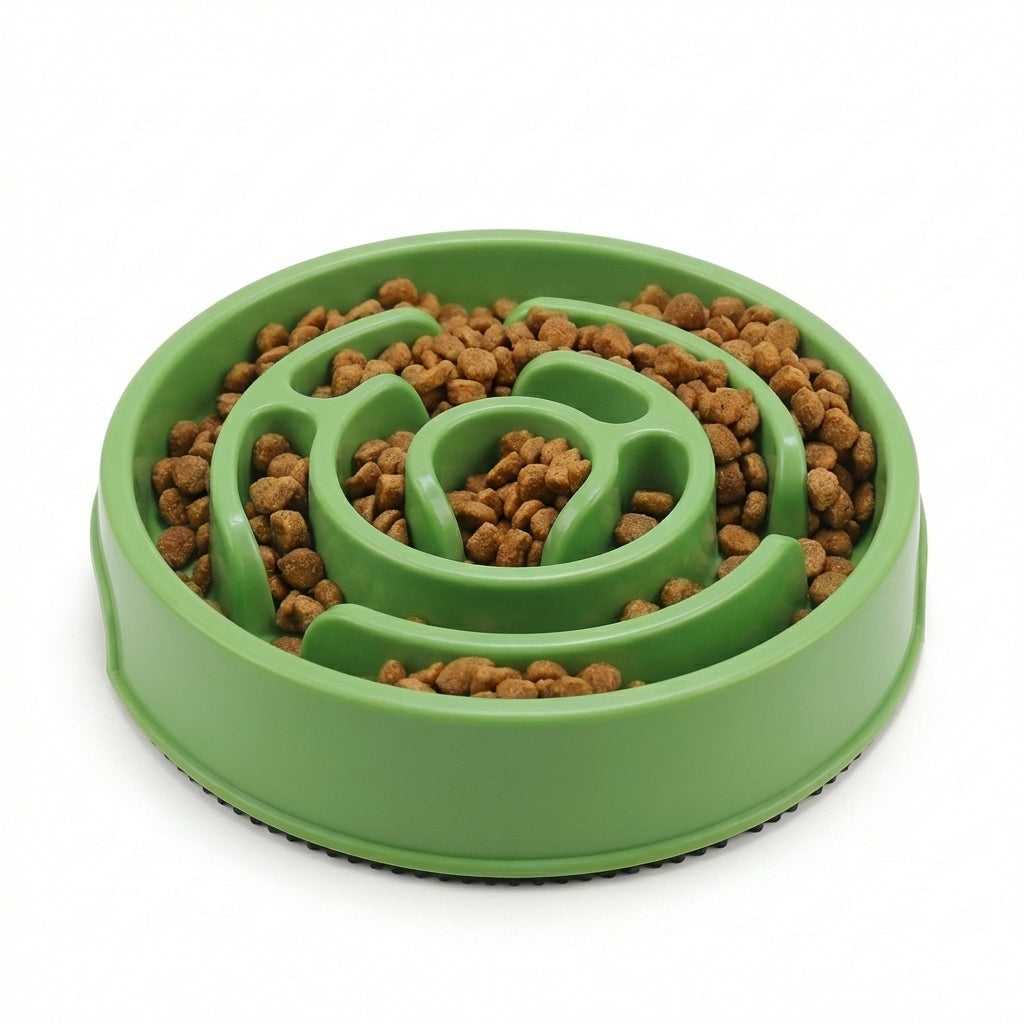 Slow Feeder Dog Bowl | Maze Pattern | BPA-Free Food-Grade Plastic