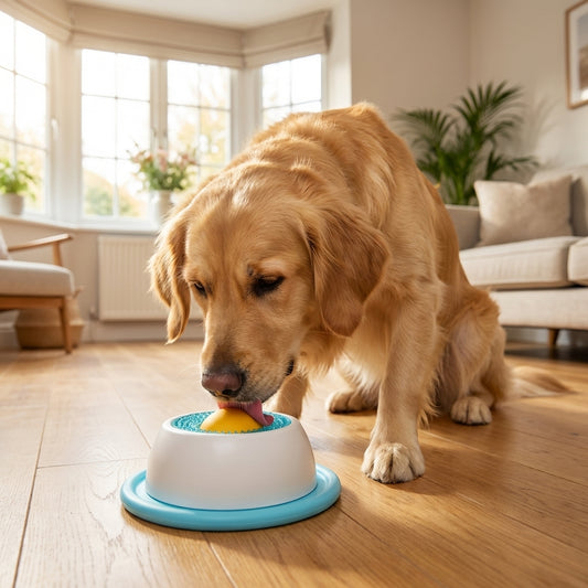 Spinning Interactive Lick Toy | Slow Feeder & Enrichment | BPA-Free