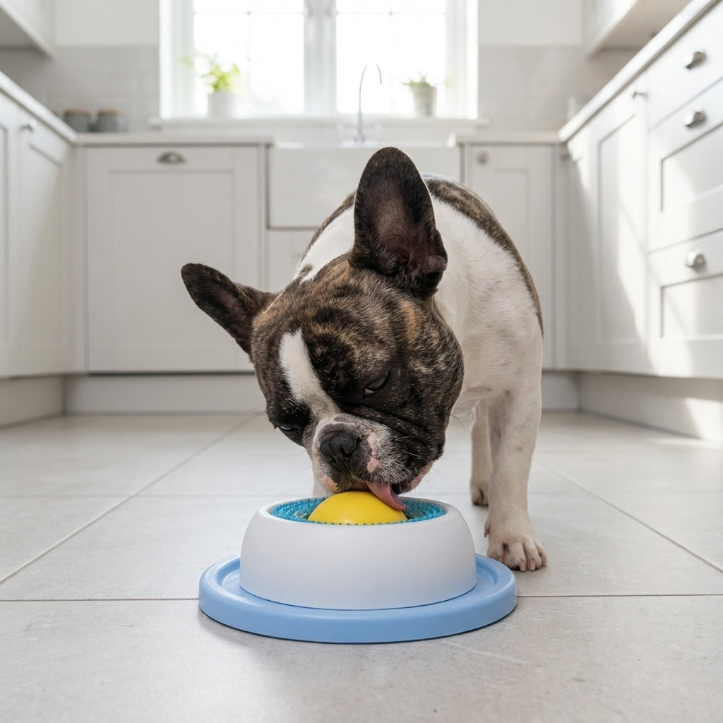 Spinning Interactive Lick Toy | Slow Feeder & Enrichment | BPA-Free