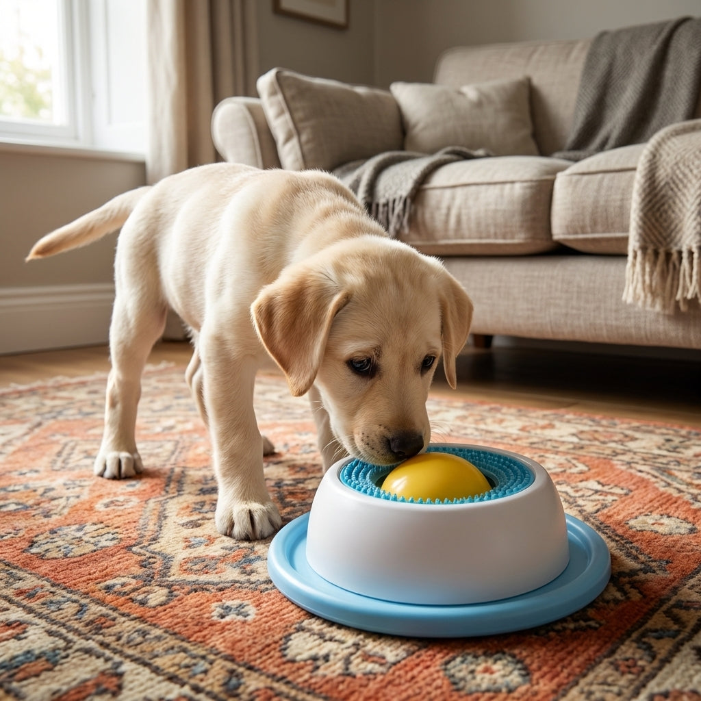 Spinning Interactive Lick Toy | Slow Feeder & Enrichment | BPA-Free