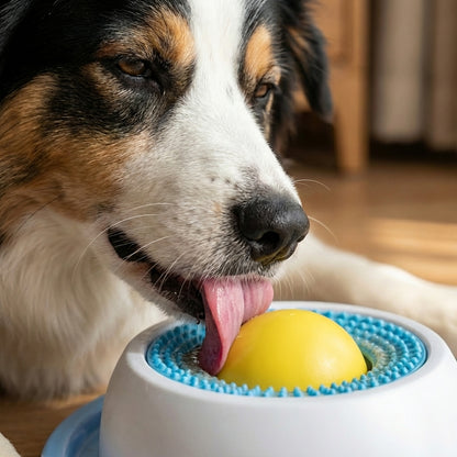 Spinning Interactive Lick Toy | Slow Feeder & Enrichment | BPA-Free