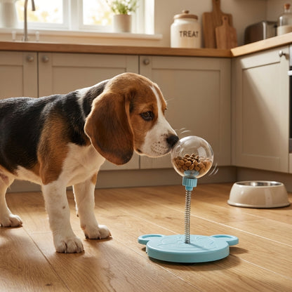 Treat-Dispensing Wobble Toy for Dogs | Spring Base & Lick Ball