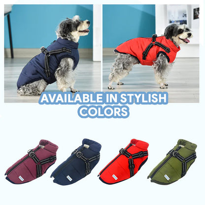 Dog Fleece Coat | Waterproof & Windproof | Maximum Warmth | Easy On & Off | XS to 4XL