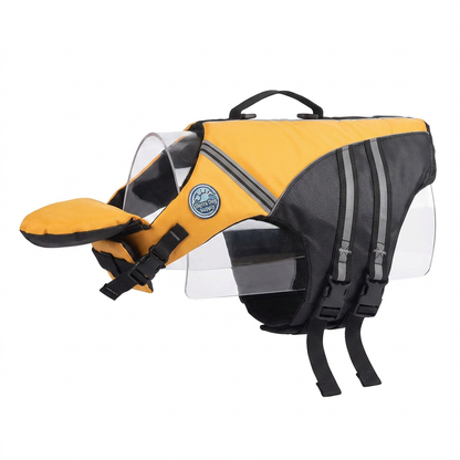 Dog Life Jacket with Rescue Handle | Swim Vest, 10 Colors, XS to XL