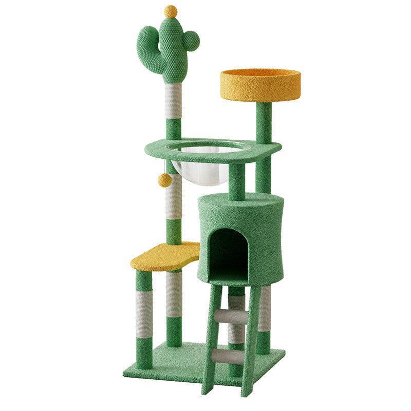 Cactus Cat Tree | Rope Scratching Posts, Cat Condo, 35 to 71 in