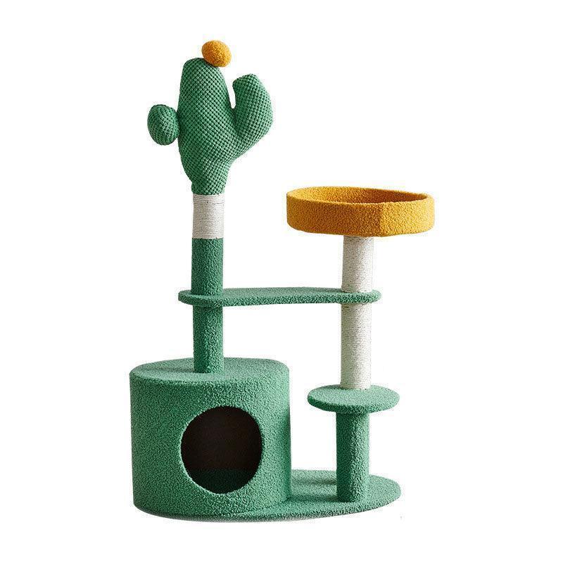 Cactus Cat Tree | Rope Scratching Posts, Cat Condo, 35 to 71 in