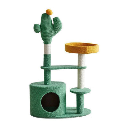 Cactus Cat Tree | Rope Scratching Posts, Cat Condo, 35 to 71 in