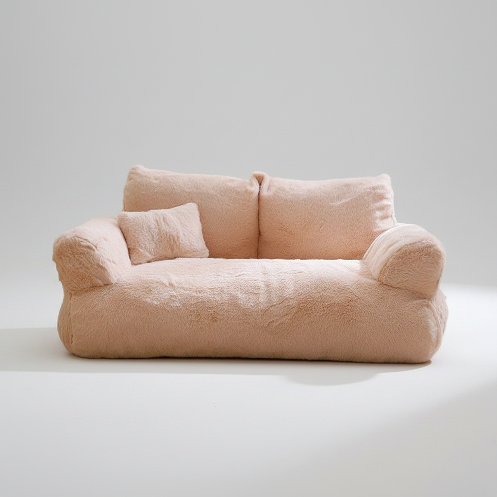 Cat Sofa Bed with Pillow | Plush, Small or Large