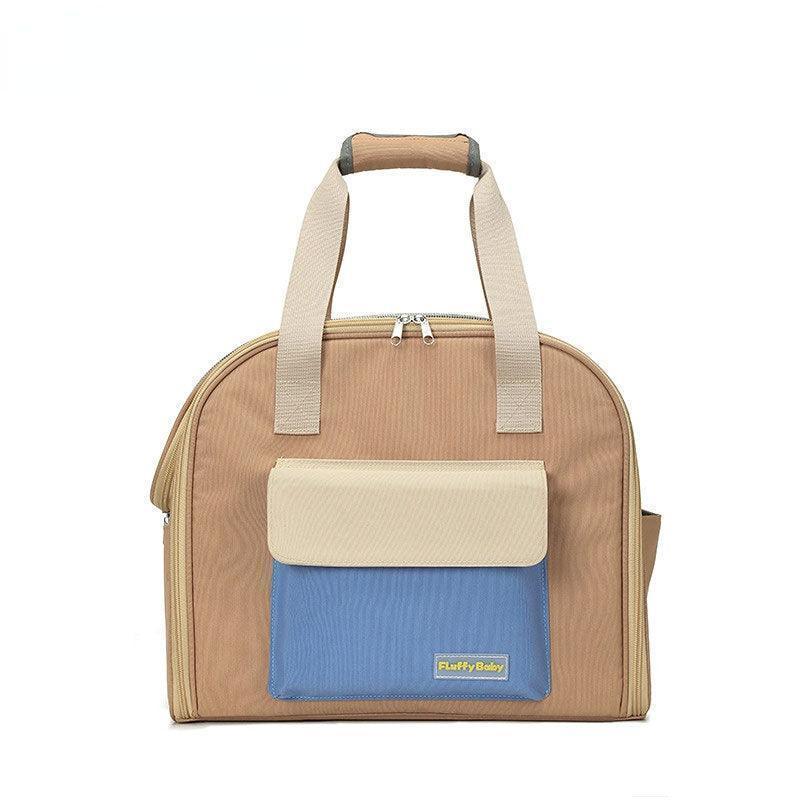 Cat Carrier Tote with Pop-Out Tent | Foldable, Color Block, 3 Colors