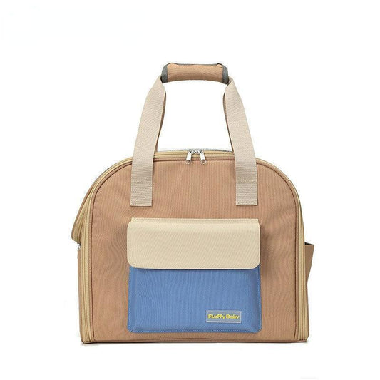 Cat Carrier Tote with Pop-Out Tent | Foldable, Color Block, 3 Colors