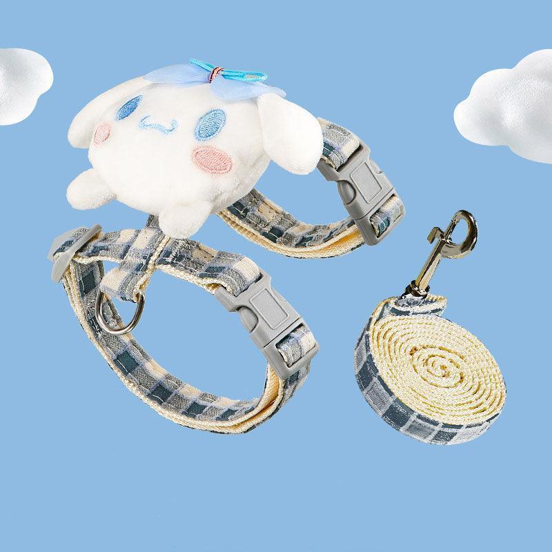 Bee Cat Harness and Leash Set | Adjustable H-Style, S or M, 6 Styles