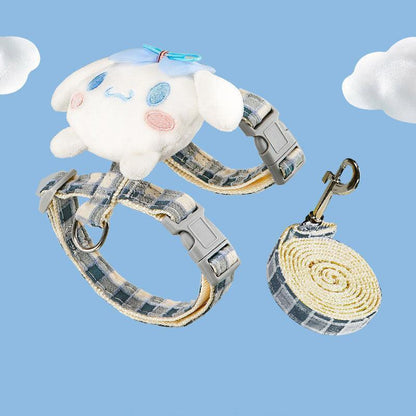 Bee Cat Harness and Leash Set | Adjustable H-Style, S or M, 6 Styles