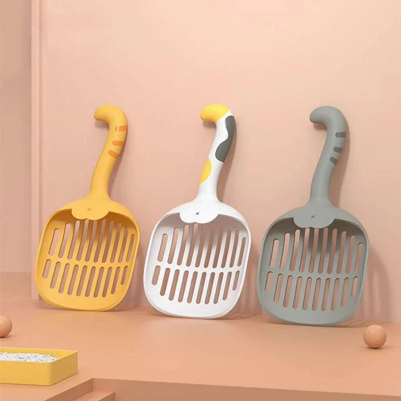 Cat Litter Scoop with Cat Tail Handle | Optional Storage Box