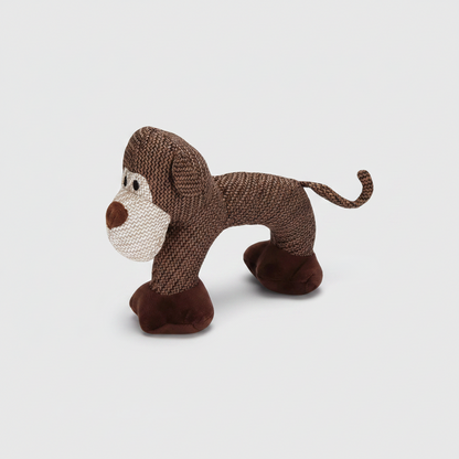 Plush Animal Dog Toy | Textured Fabric, 4 Animals