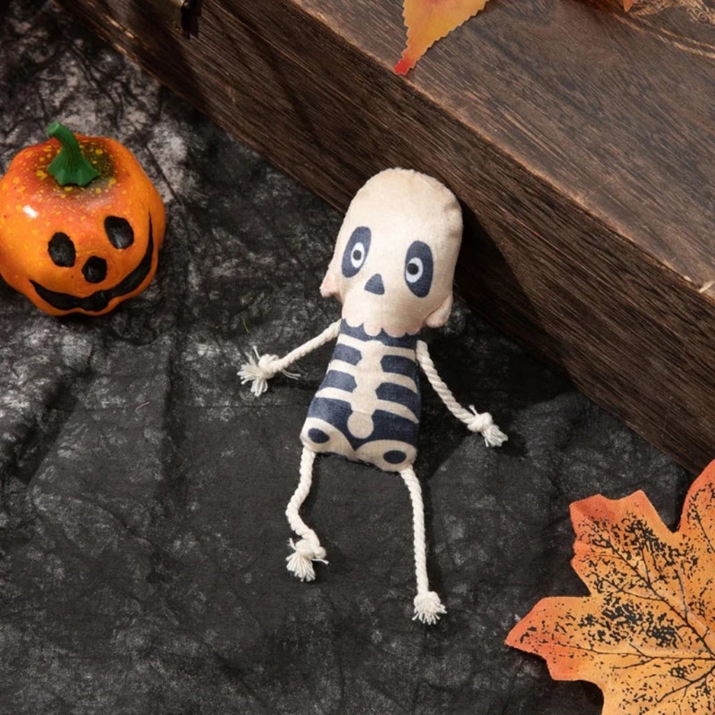 Halloween Plush Cat Toy | Ghost, Pumpkin, Skeleton, 6 Designs
