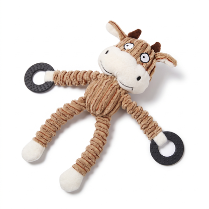Plush Dog Toy for Aggressive Chewers | Squeaker, 12 Animals