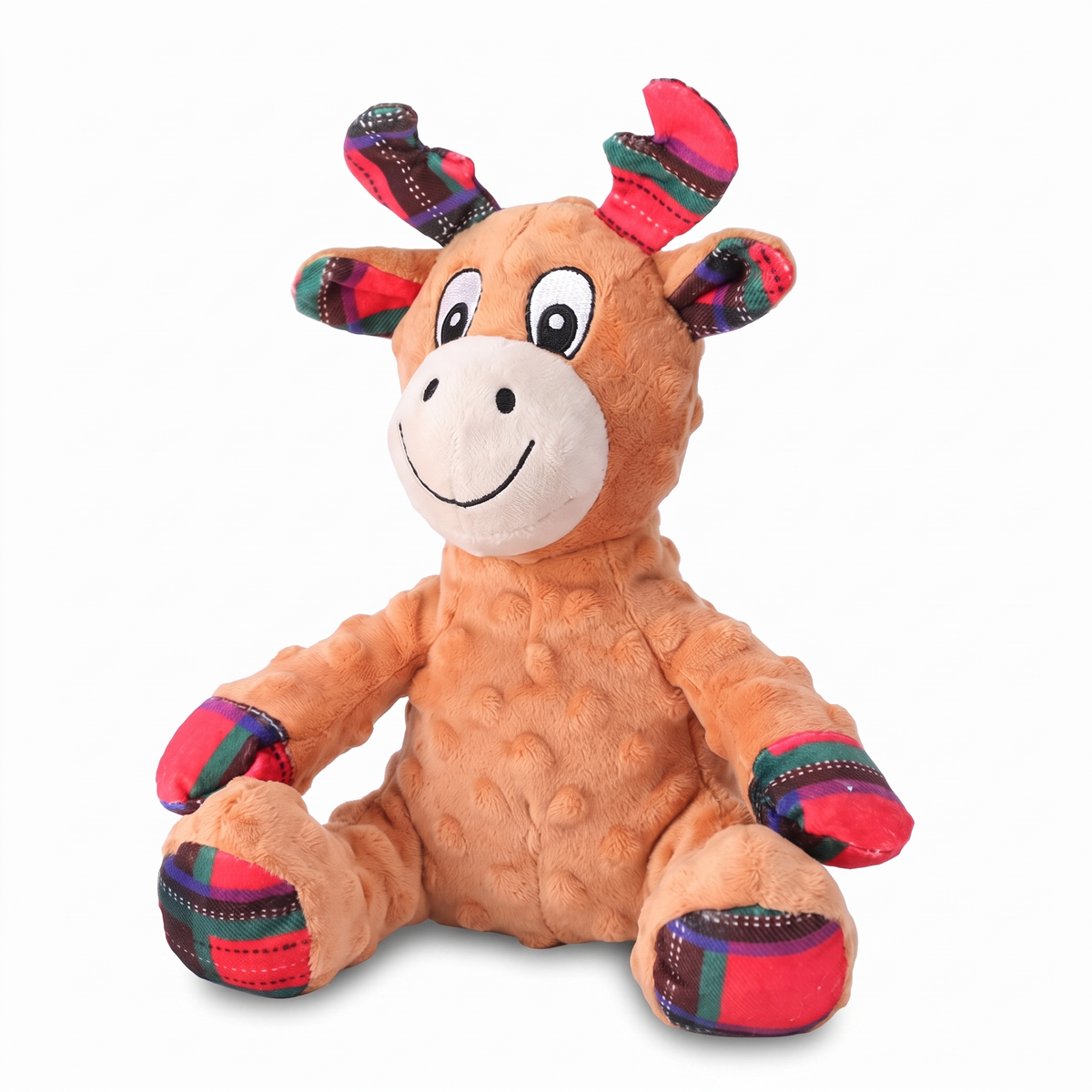 Dog Toy for Heavy Chewers | Embroidered, Squeaker, 6 Animals