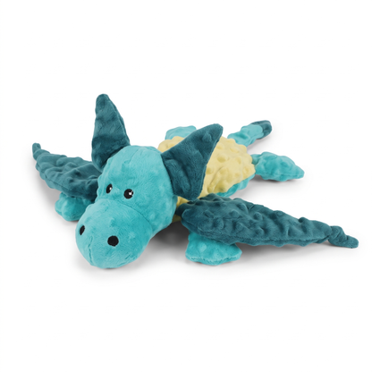 Dinosaur Plush Dog Toy | Built-In Squeaker | 5 Styles