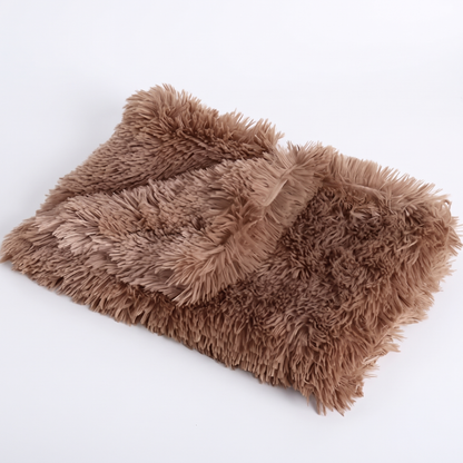 Fluffy Pet Blanket for Dogs and Cats | Long-Pile Plush | 4 Sizes, 6 Colors