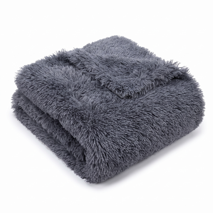 Fluffy Pet Blanket for Dogs and Cats | Long-Pile Plush | 4 Sizes, 6 Colors