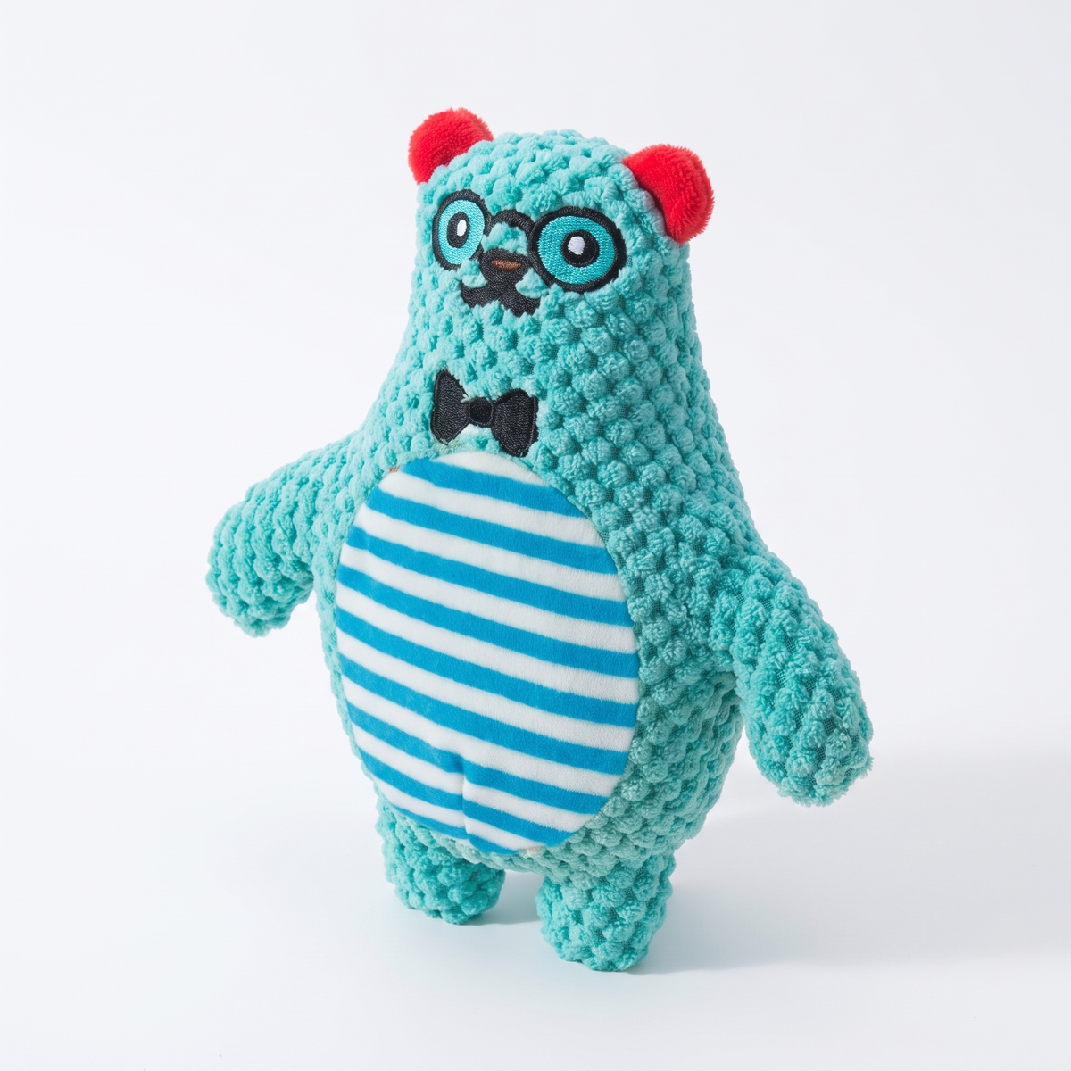 Squeaky Plush Dog Toy for Small and Medium Dogs | 7 Patchwork Animals