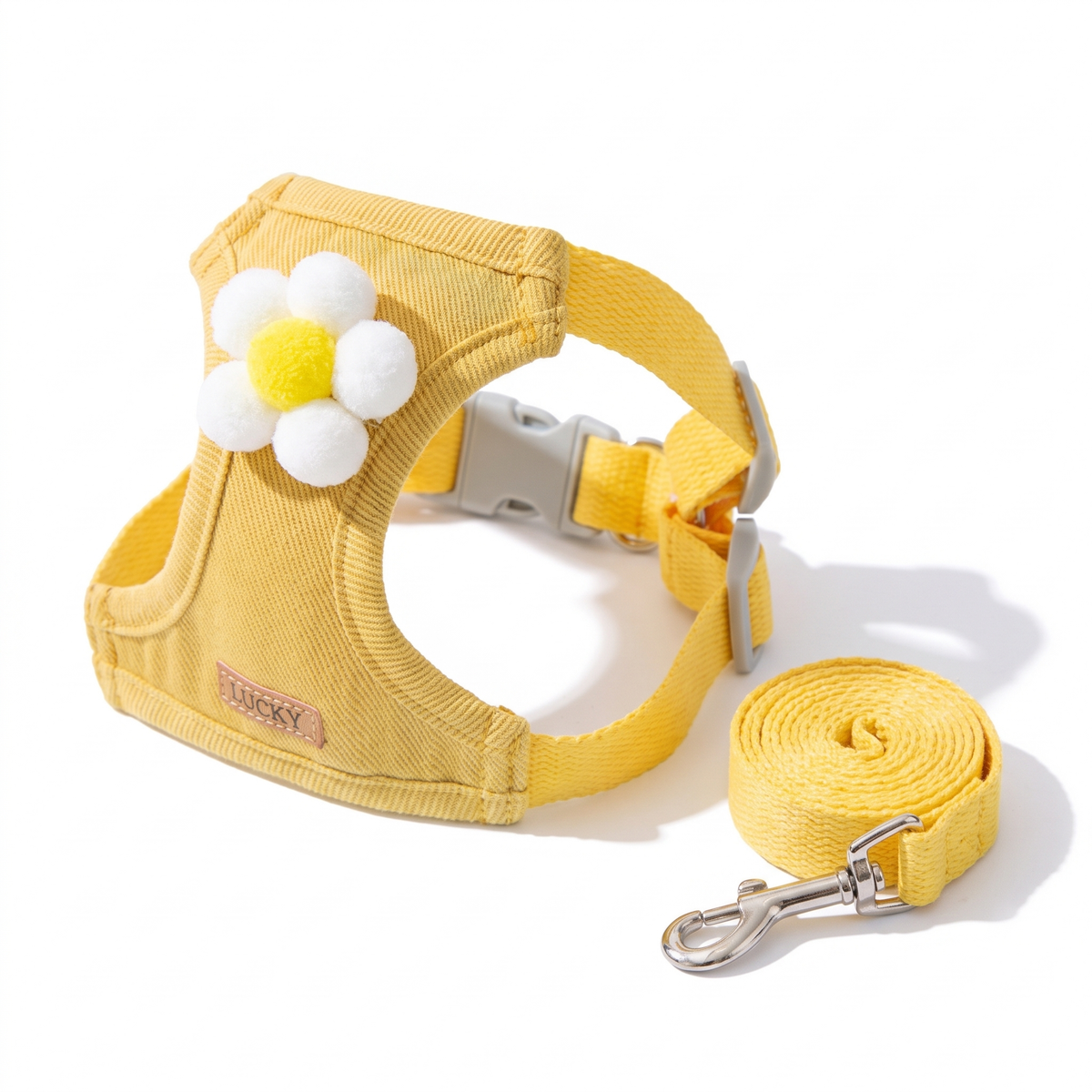 Cat Vest Harness and Leash Set | Flower, Star or Cloud, S to XL