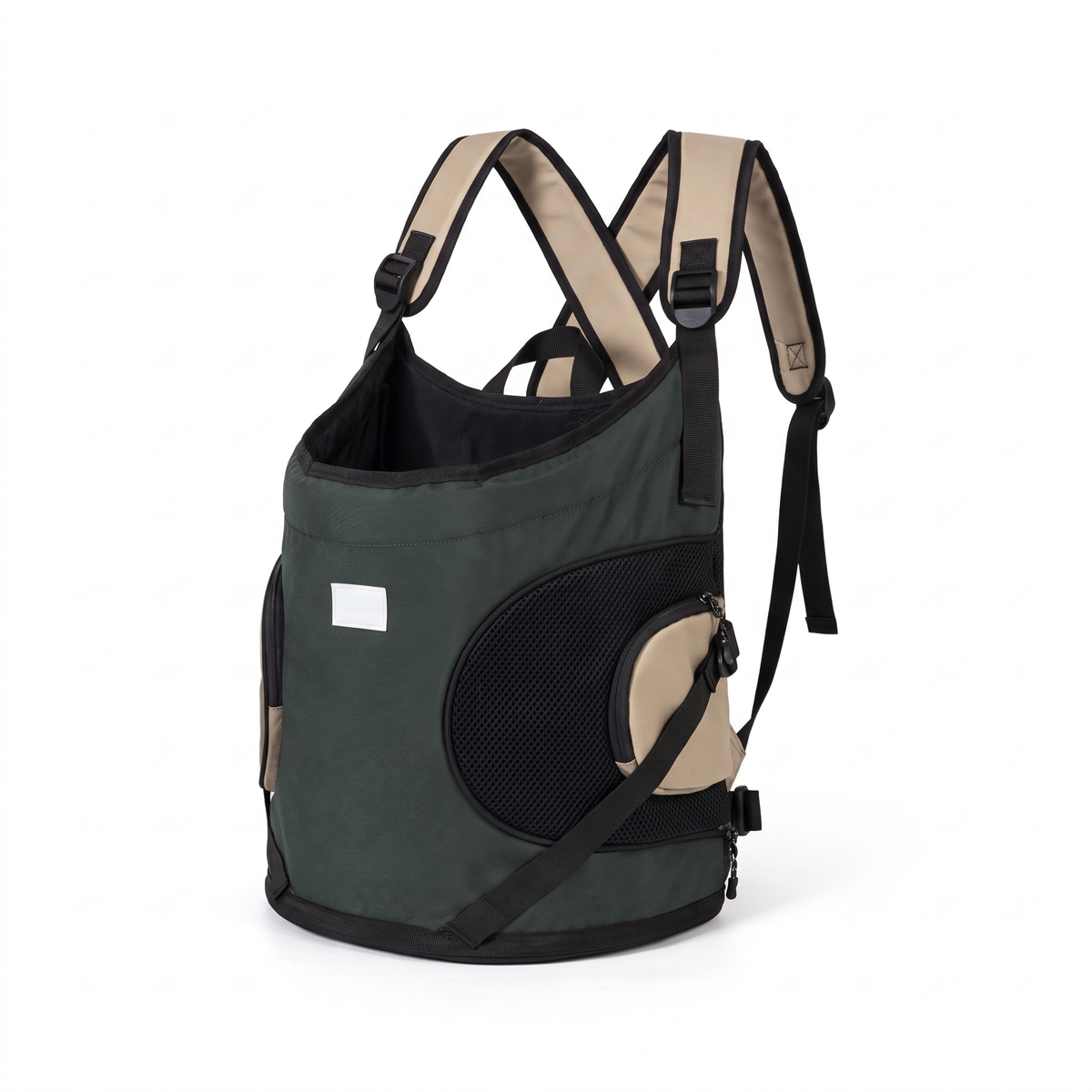 Cat Front Carrier Backpack | Mesh Window, Crossed Straps, Up to 13 lb