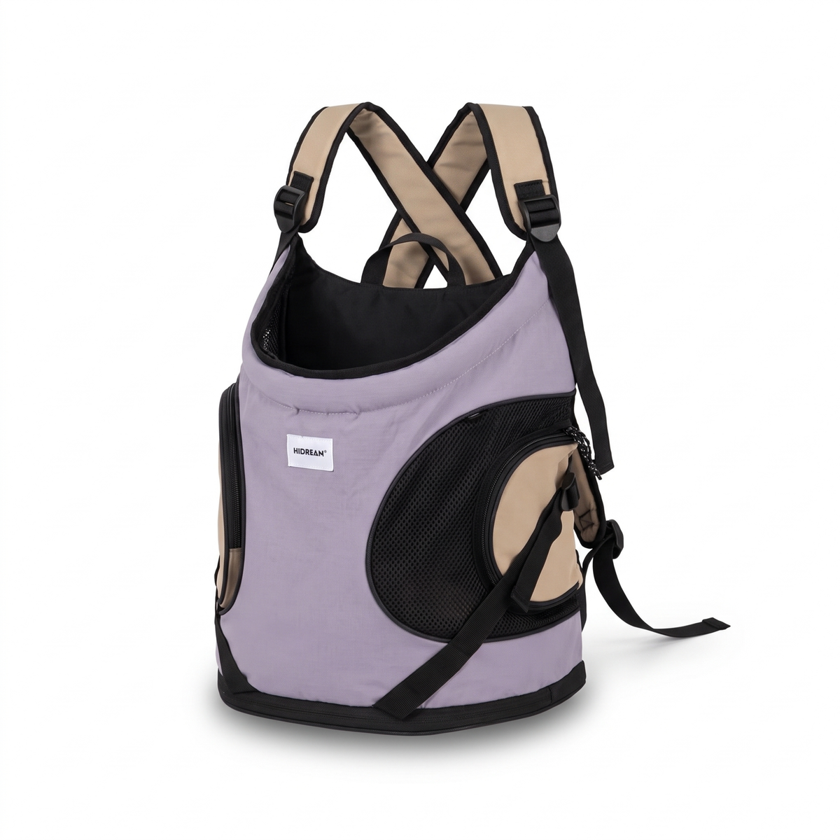 Cat Front Carrier Backpack | Mesh Window, Crossed Straps, Up to 13 lb