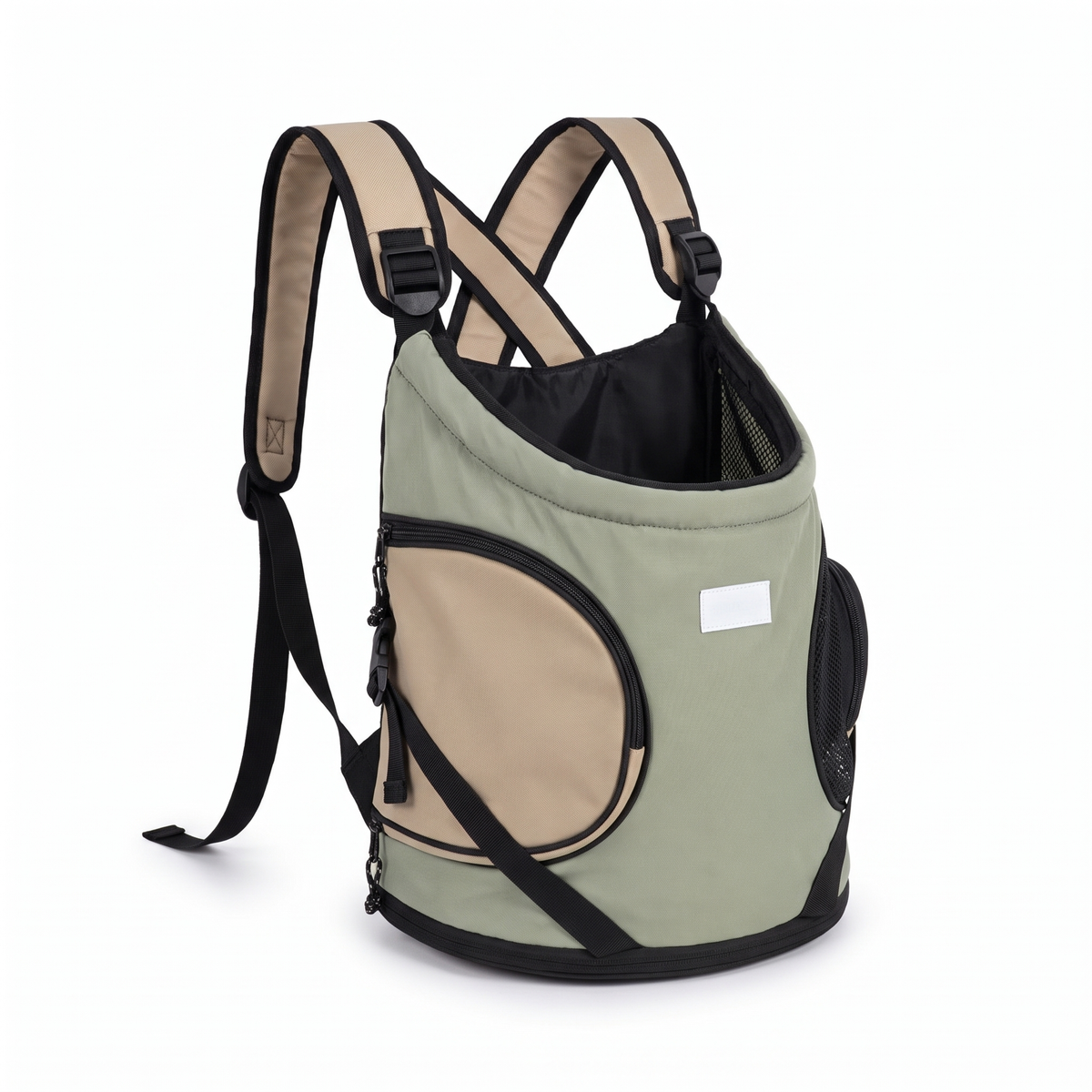 Cat Front Carrier Backpack | Mesh Window, Crossed Straps, Up to 13 lb