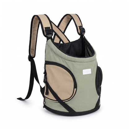 Cat Front Carrier Backpack | Mesh Window, Crossed Straps, Up to 13 lb