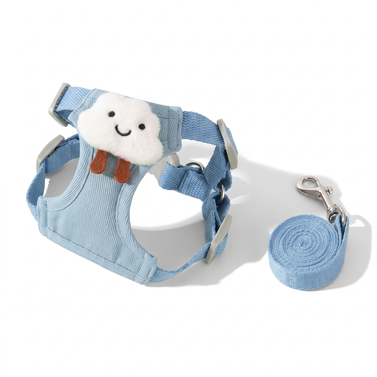 Cat Vest Harness and Leash Set | Flower, Star or Cloud, S to XL