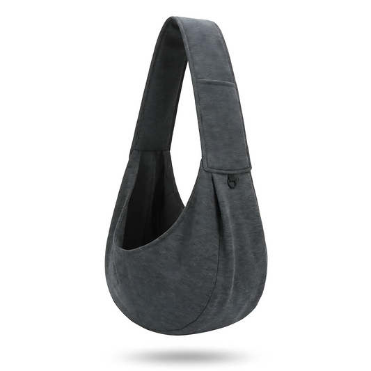 Dog Sling Carrier, Hands-Free | Adjustable Strap, Safety Hook