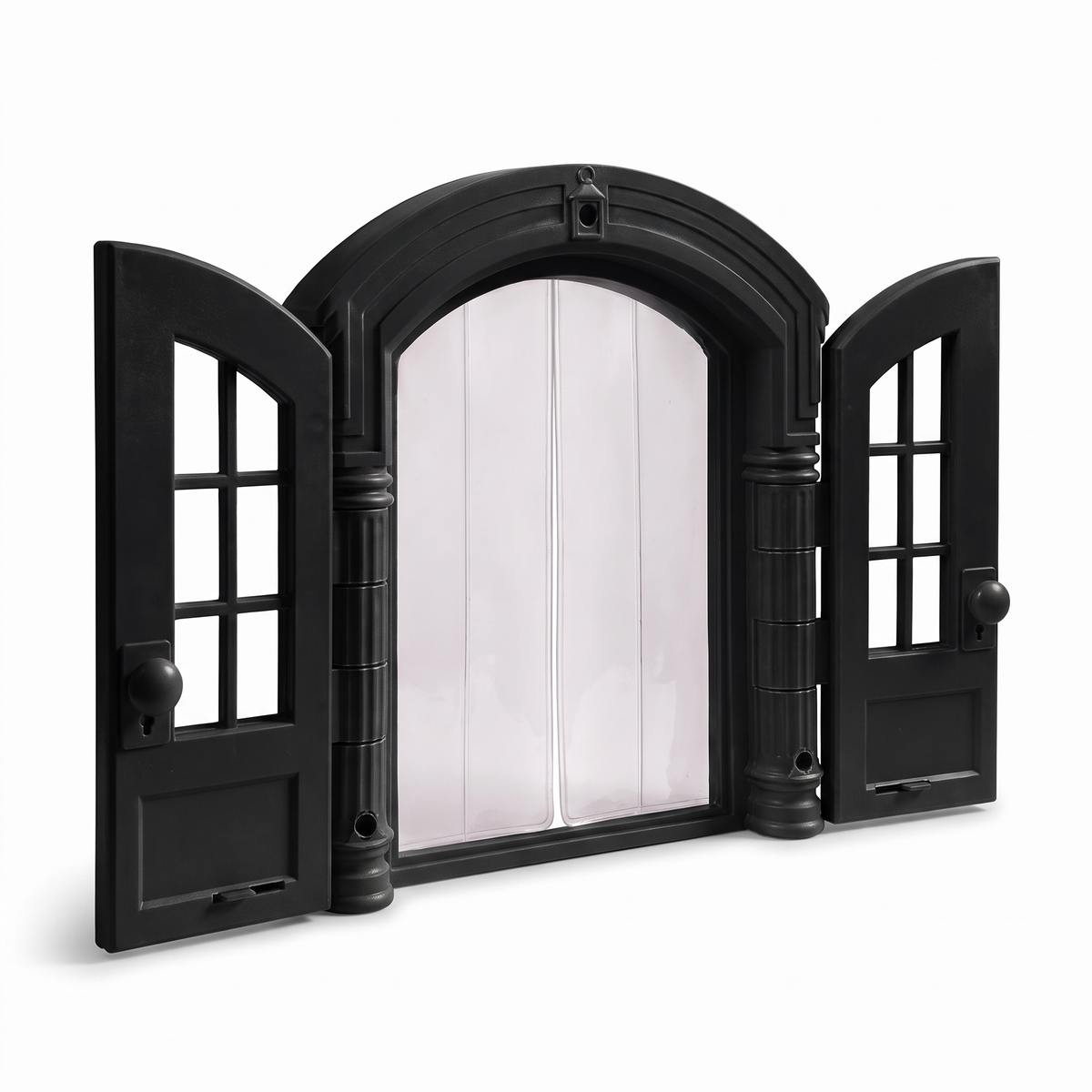 Cat Door for Doors and Walls | Arched Double Door Design | Lockable